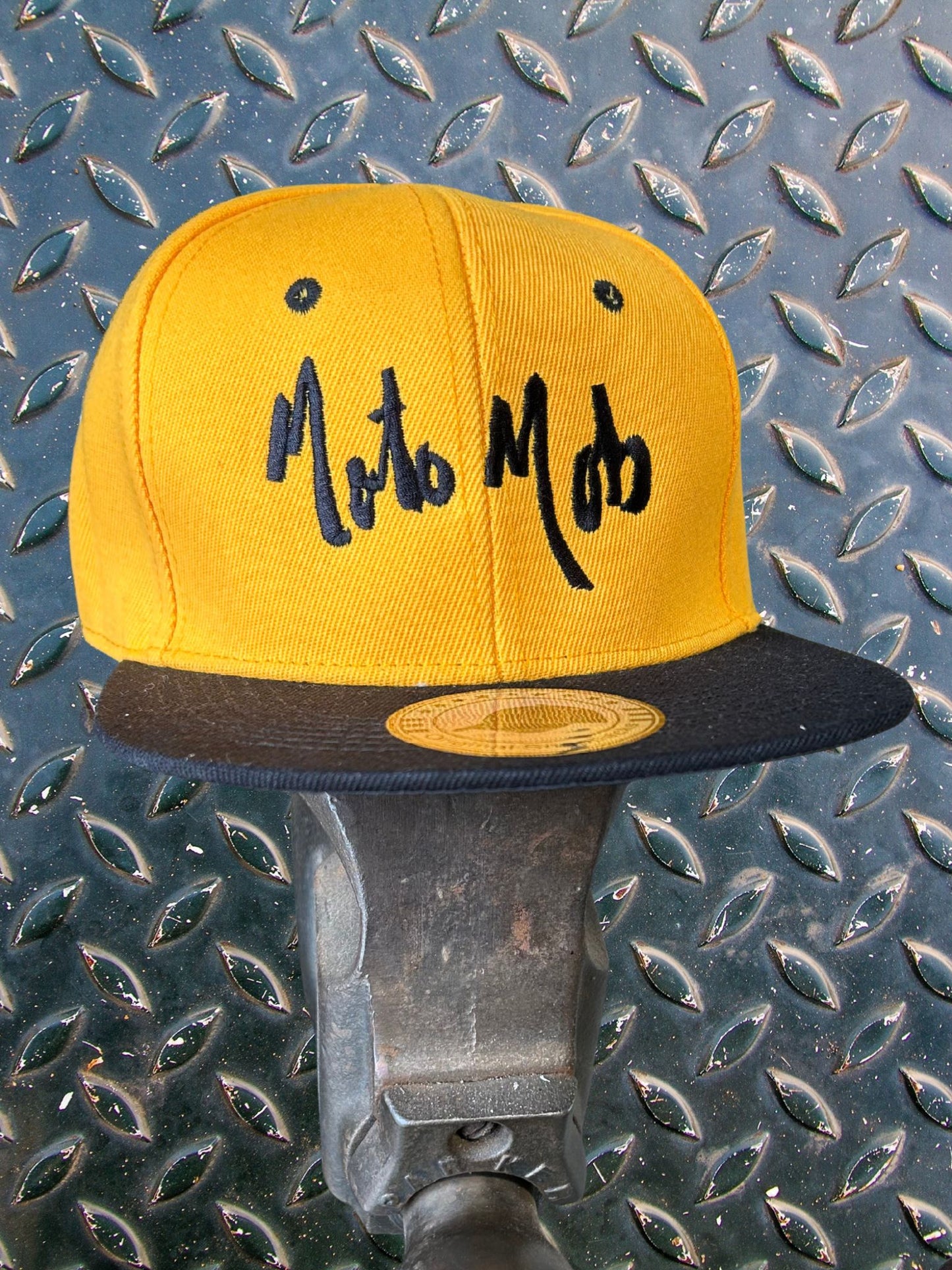 6 Inch Panel Snap Back Cap - Yellow