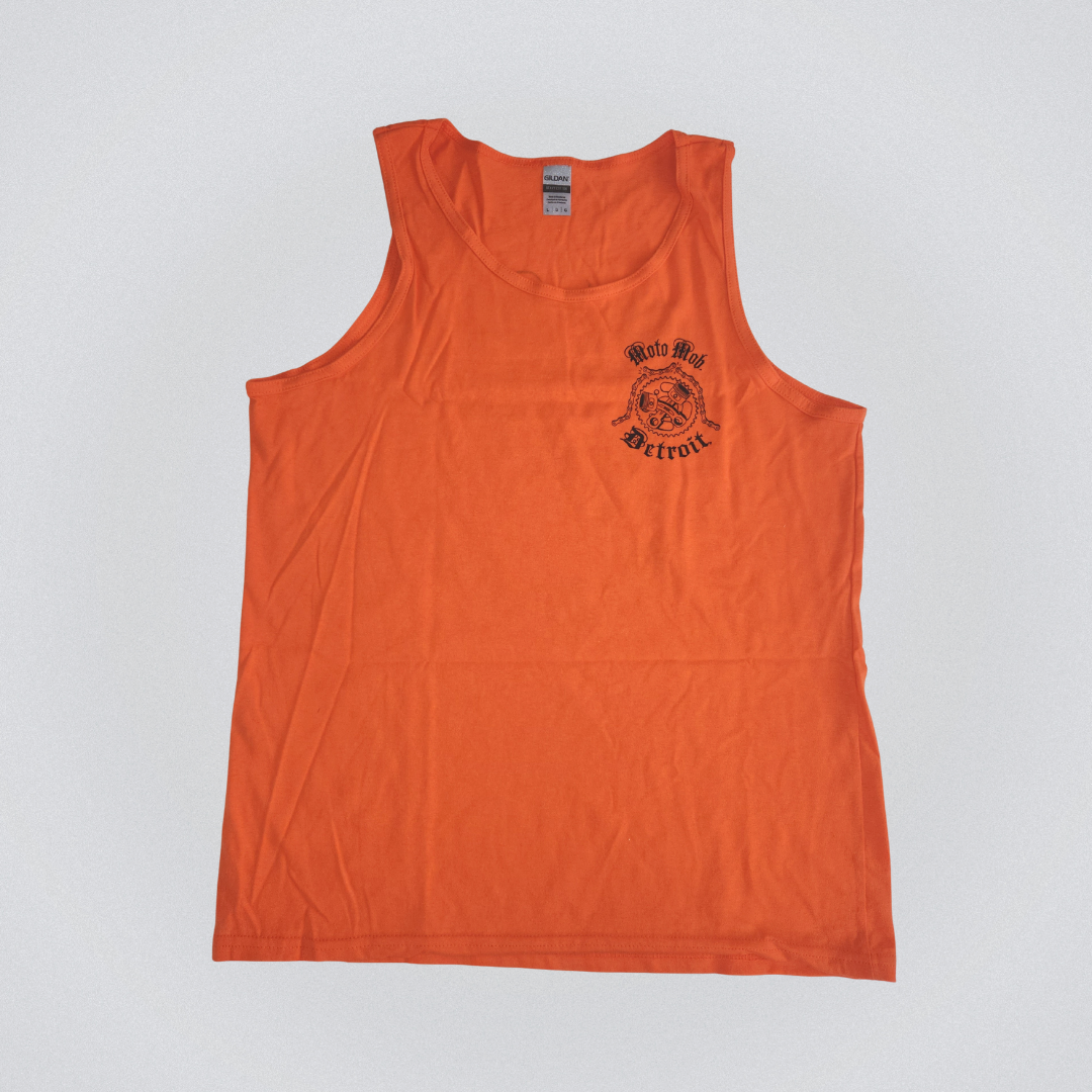 Detroit Moto Mob Orange Tank