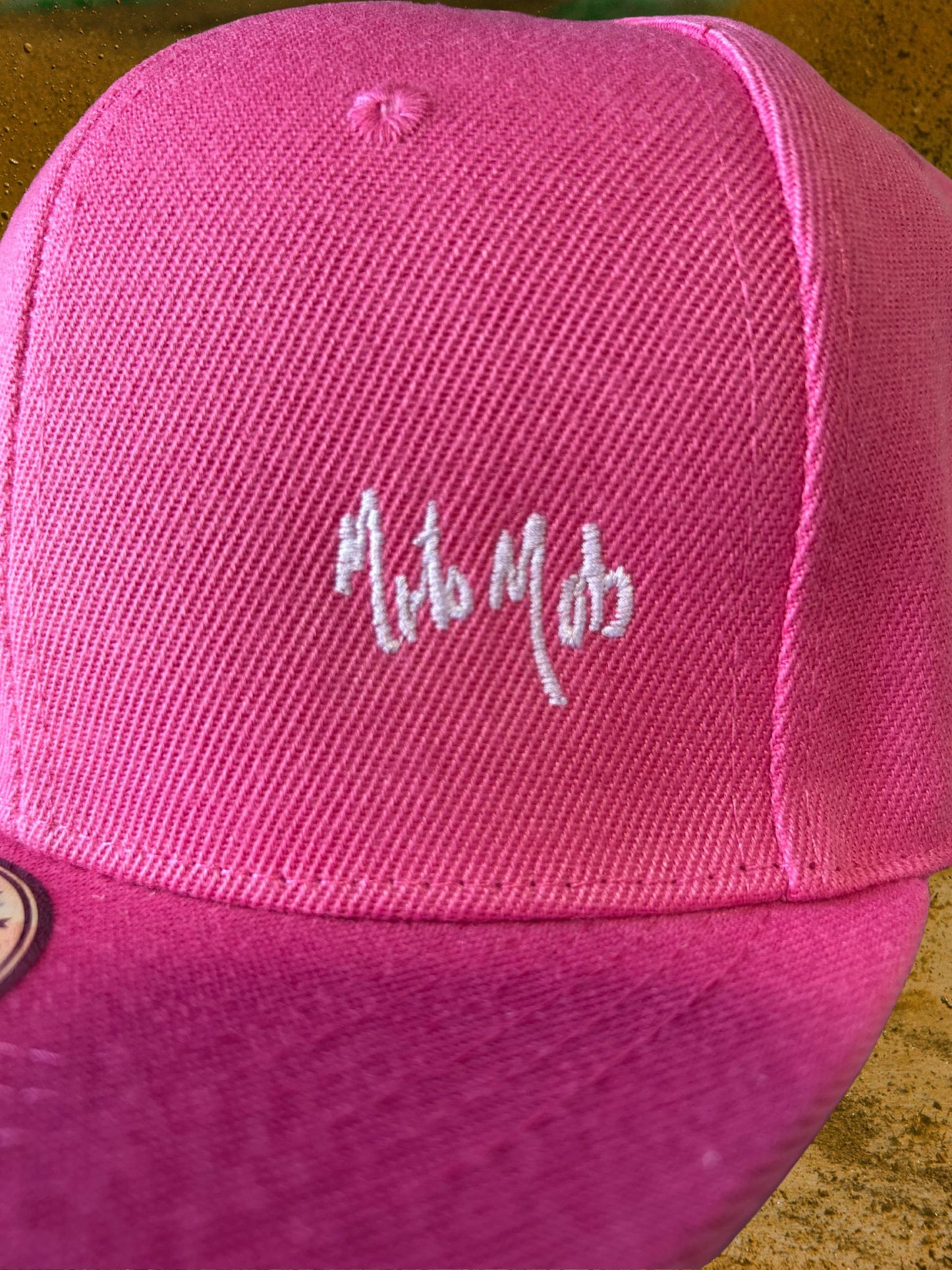 6 Inch Panel Snap Back Cap - Pink